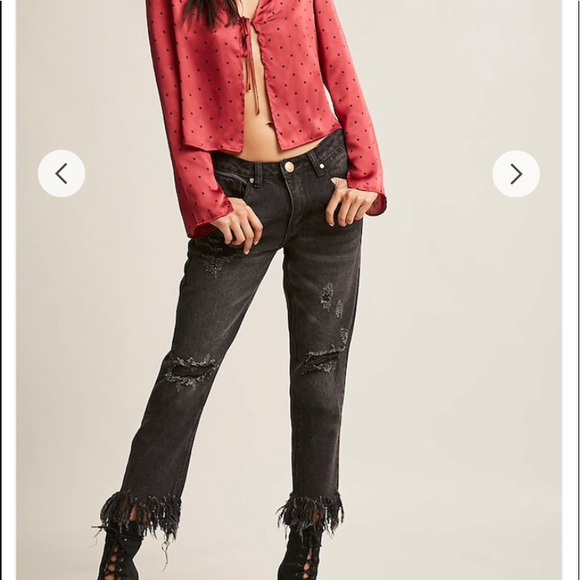 fringe jeans forever 21
